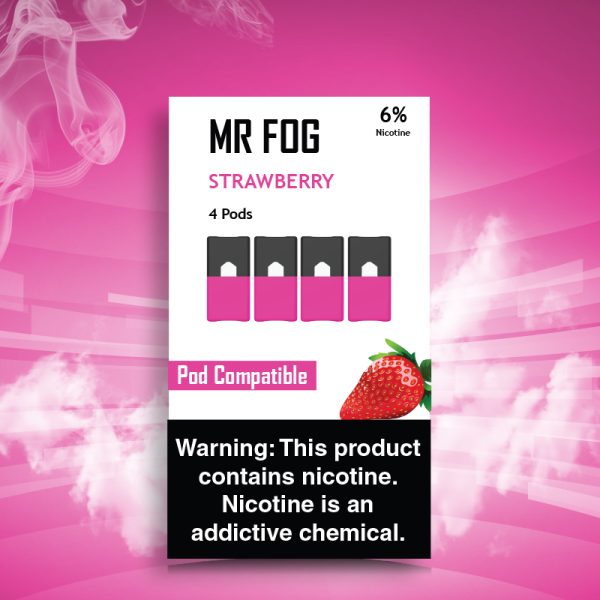 MR FOG PODS PACK OF 4 TUTTI FRUTTI + STRAWBERRY + PINEAPPLE – Finest Vaping